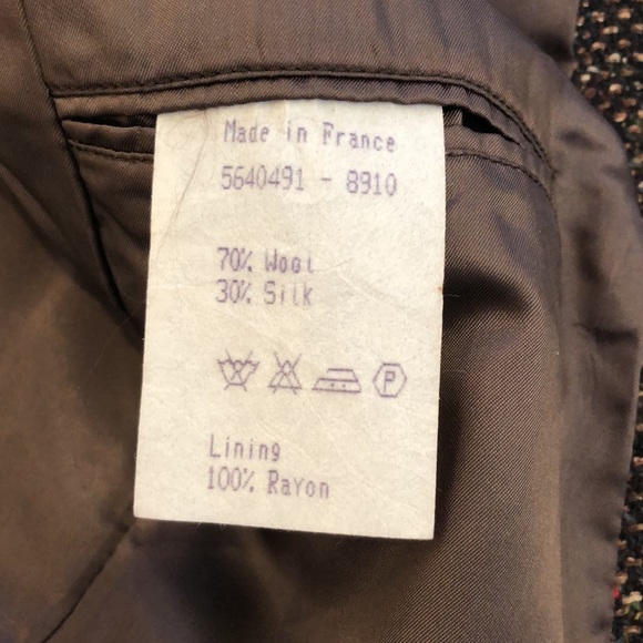 Christian St. Hubert Mens Multicolored Sports Jacket, Estimated Size 36 - Picture 8 of 8